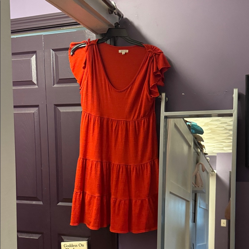 Max Studio Bold Red Dress